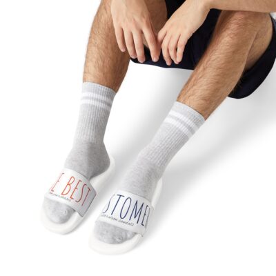 Men's PU Slide Sandals - Imagen 9
