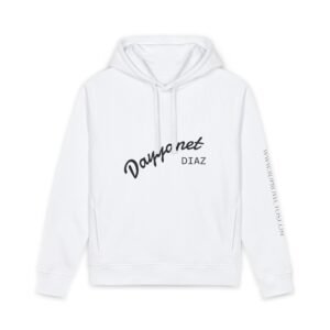 Sudadera con capucha con logo de B&D Proyectos. Jersey orgánico con bolsillo lateral